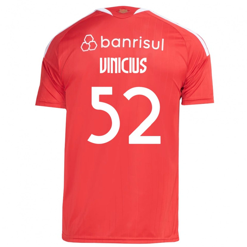 Danxen Kinderen Gabriel Vinicius #52 Rood Wit Thuisshirt Thuistenue 2026/27 T-Shirt
