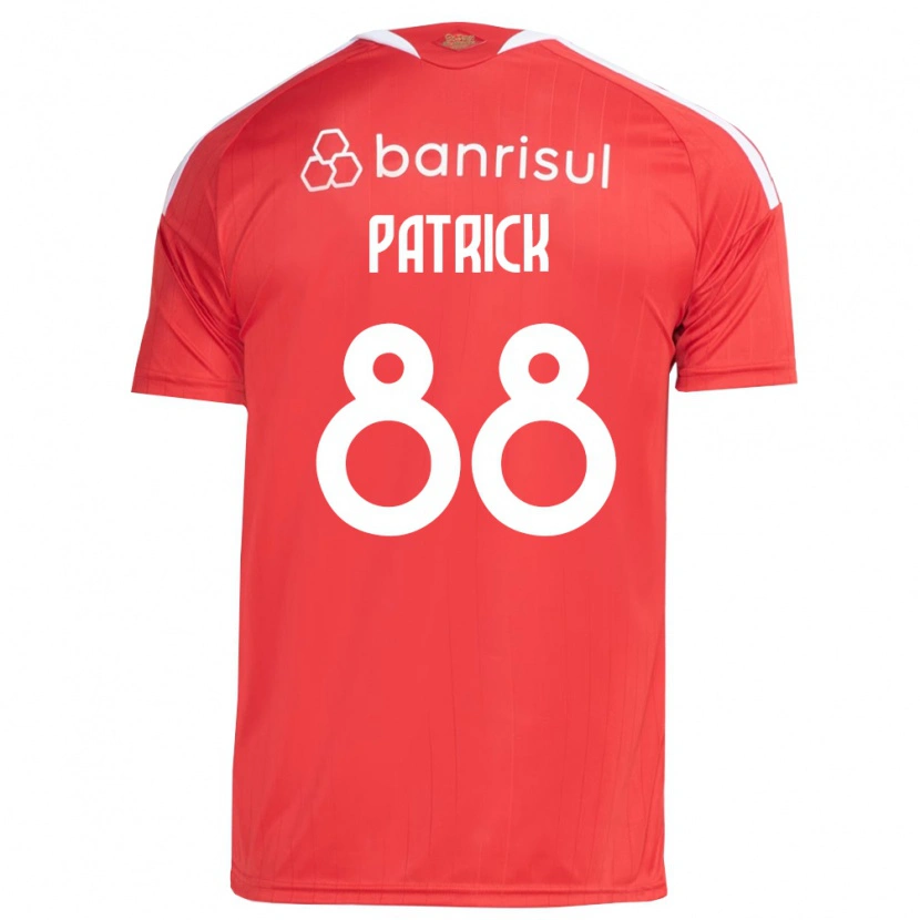 Danxen Kinderen Patrick #88 Rood Wit Thuisshirt Thuistenue 2026/27 T-Shirt
