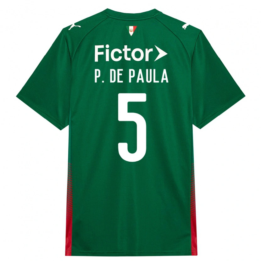 Danxen Kinderen Patrick De Paula #5 Groen Rood Wit Thuisshirt Thuistenue 2026/27 T-Shirt