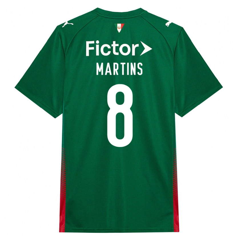 Danxen Kinderen Diany Martins #8 Groen Rood Wit Thuisshirt Thuistenue 2026/27 T-Shirt