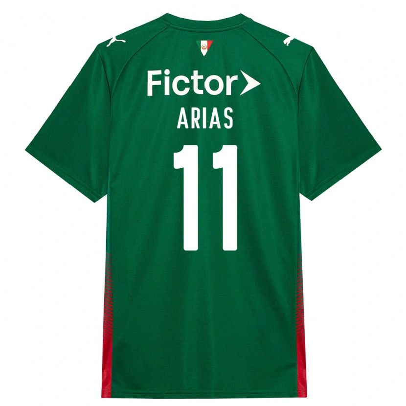 Danxen Kinderen Jhon Arias #11 Groen Rood Wit Thuisshirt Thuistenue 2026/27 T-Shirt