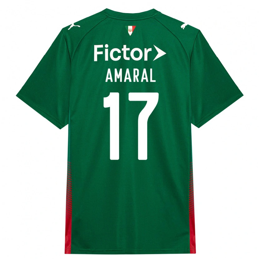 Danxen Kinderen Isadora Amaral #17 Groen Rood Wit Thuisshirt Thuistenue 2026/27 T-Shirt