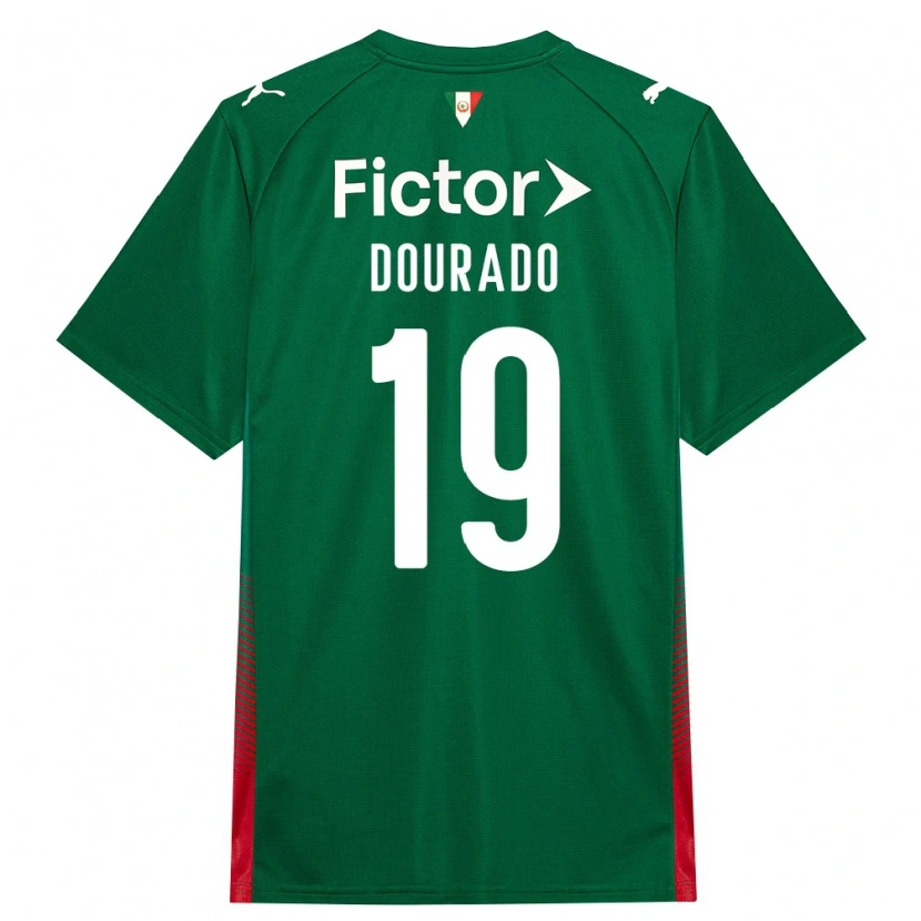 Danxen Kinderen Murilo Dourado #19 Groen Rood Wit Thuisshirt Thuistenue 2026/27 T-Shirt
