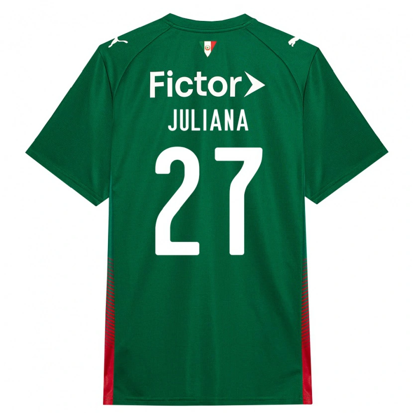 Danxen Kinderen Juliana #27 Groen Rood Wit Thuisshirt Thuistenue 2026/27 T-Shirt