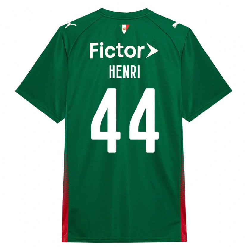 Danxen Kinderen Henri #44 Groen Rood Wit Thuisshirt Thuistenue 2026/27 T-Shirt