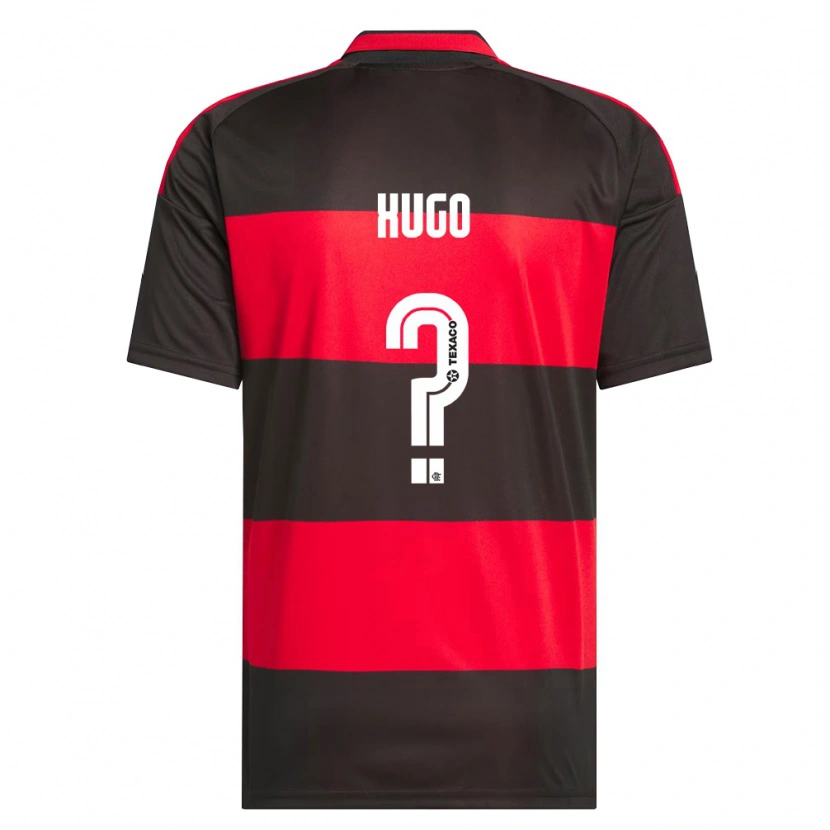 Danxen Kinderen Victor Hugo #0 Rood Zwart Wit Thuisshirt Thuistenue 2026/27 T-Shirt