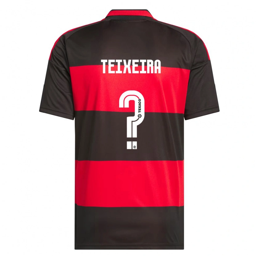 Danxen Kinderen Mateus Teixeira #0 Rood Zwart Wit Thuisshirt Thuistenue 2026/27 T-Shirt