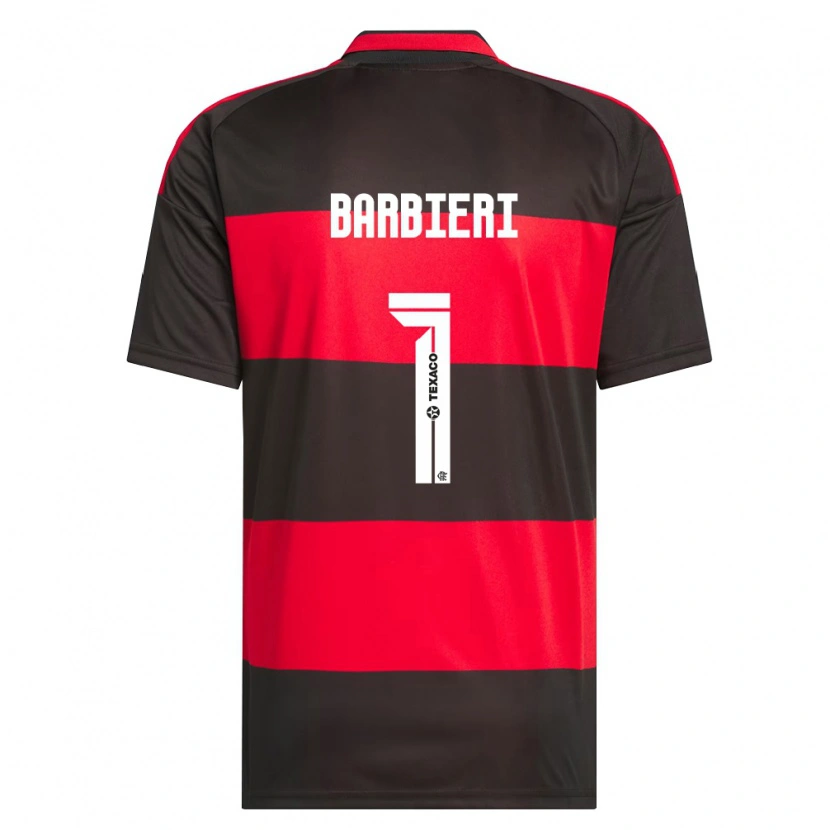 Danxen Kinderen Gabi Barbieri #1 Rood Zwart Wit Thuisshirt Thuistenue 2026/27 T-Shirt