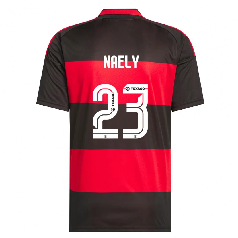 Danxen Kinderen Naely #23 Rood Zwart Wit Thuisshirt Thuistenue 2026/27 T-Shirt