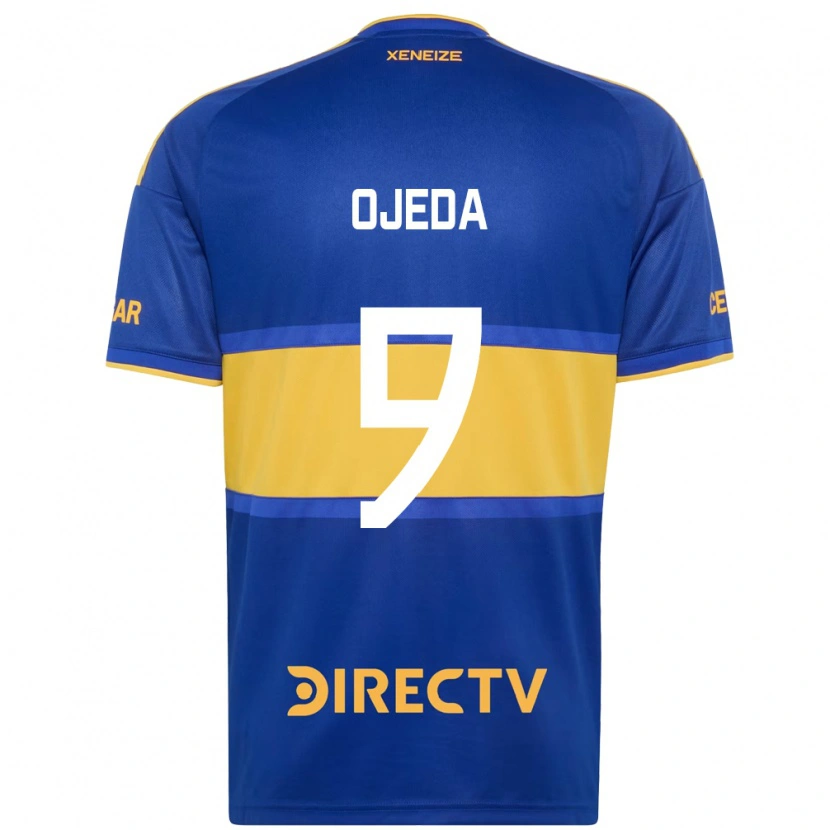 Danxen Kinderen Andrea Ojeda #9 Koninklijk Blauw Geel Thuisshirt Thuistenue 2026/27 T-Shirt
