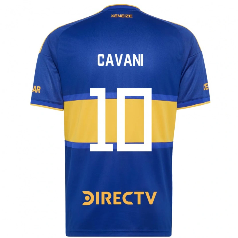 Danxen Kinderen Edinson Cavani #10 Koninklijk Blauw Geel Thuisshirt Thuistenue 2026/27 T-Shirt