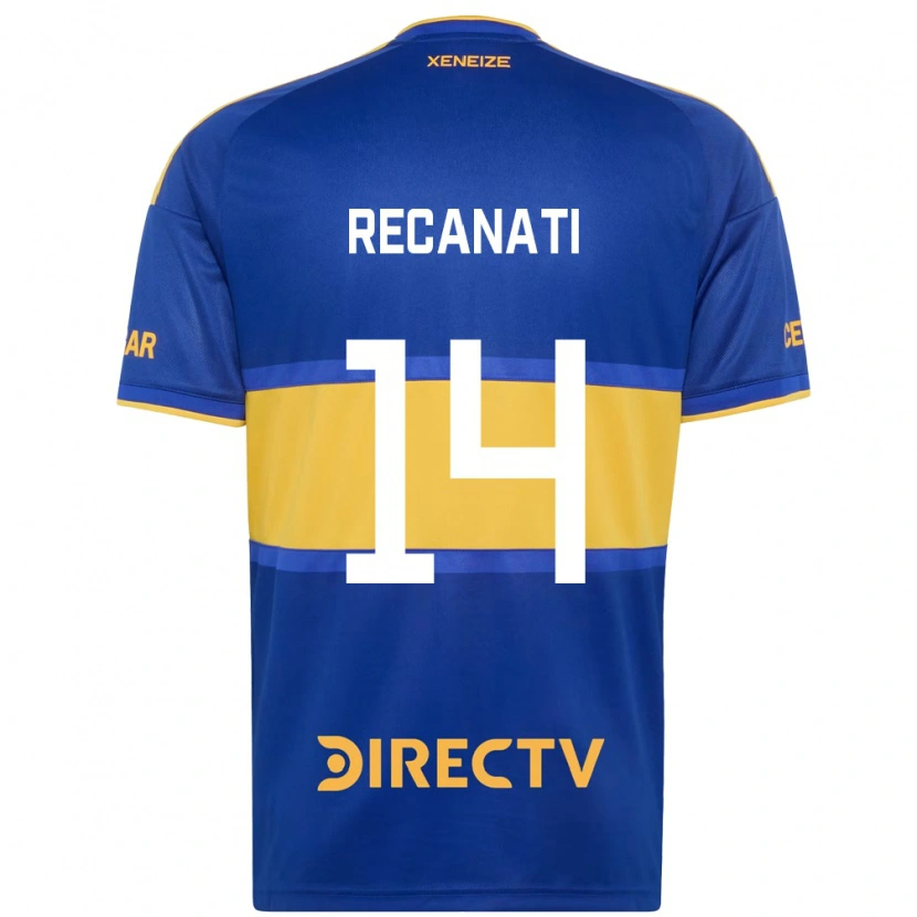 Danxen Kinderen Bianca Recanati #14 Koninklijk Blauw Geel Thuisshirt Thuistenue 2026/27 T-Shirt