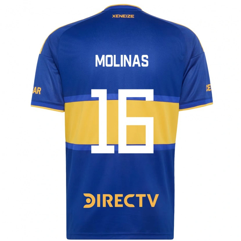 Danxen Kinderen Aaron Molinas #16 Koninklijk Blauw Geel Thuisshirt Thuistenue 2026/27 T-Shirt