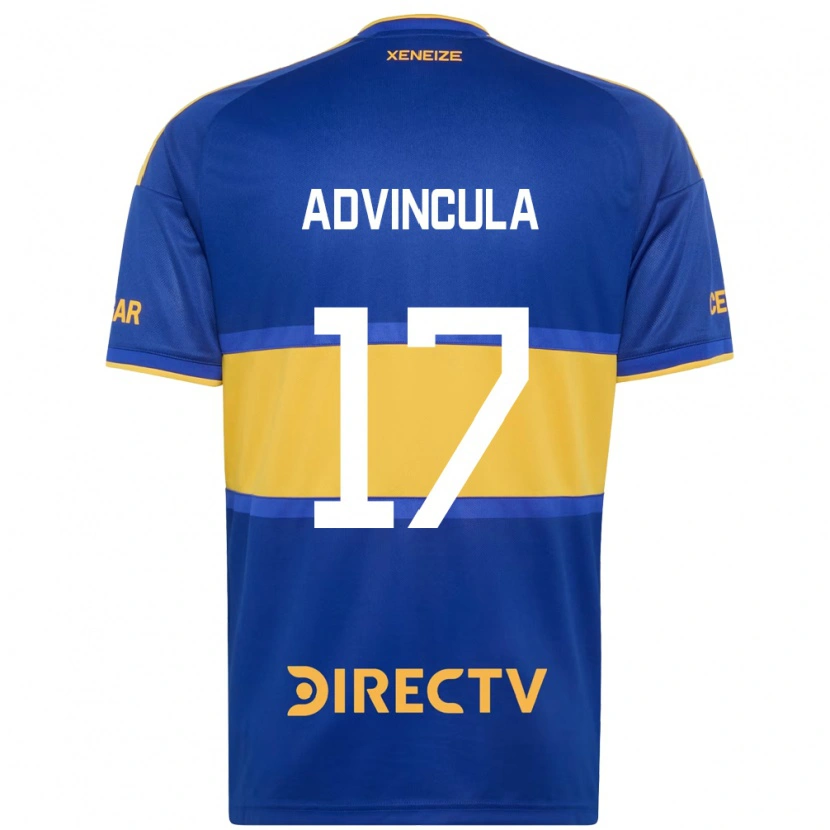 Danxen Kinderen Luis Advincula #17 Koninklijk Blauw Geel Thuisshirt Thuistenue 2026/27 T-Shirt
