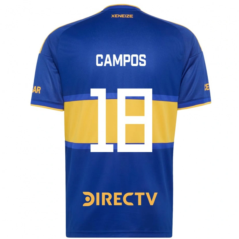 Danxen Kinderen Brisa Campos #18 Koninklijk Blauw Geel Thuisshirt Thuistenue 2026/27 T-Shirt