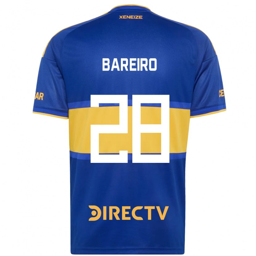 Danxen Kinderen Adam Bareiro #28 Koninklijk Blauw Geel Thuisshirt Thuistenue 2026/27 T-Shirt