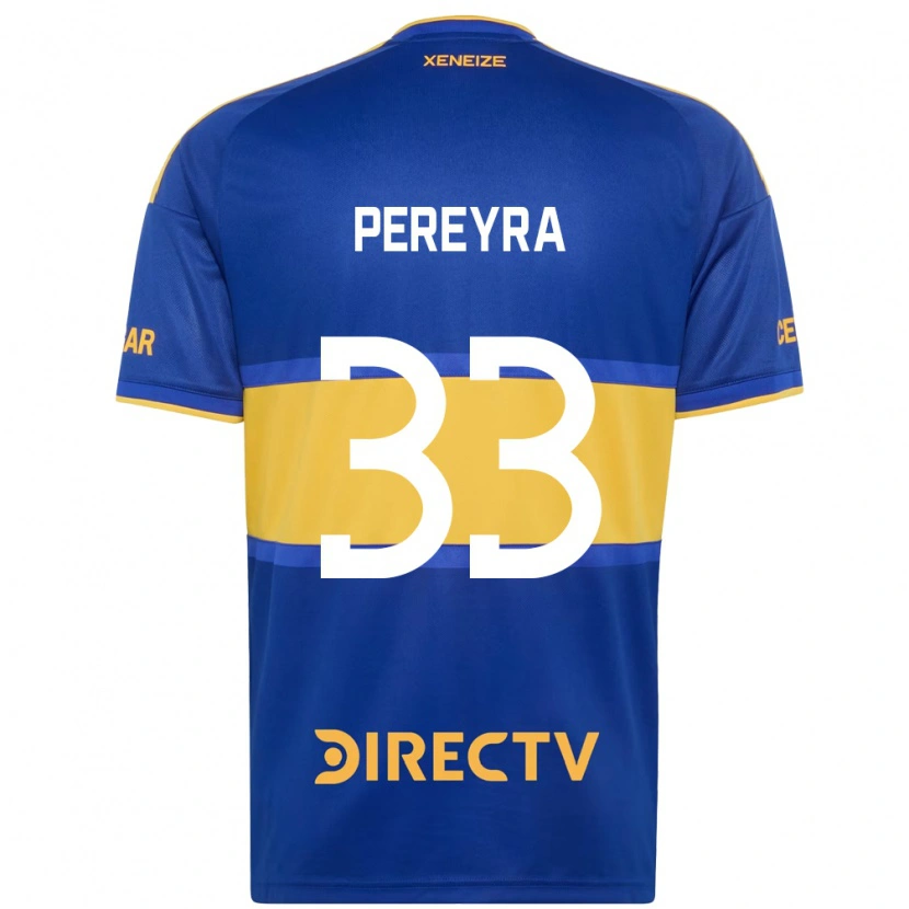 Danxen Kinderen Araceli Pereyra #33 Koninklijk Blauw Geel Thuisshirt Thuistenue 2026/27 T-Shirt