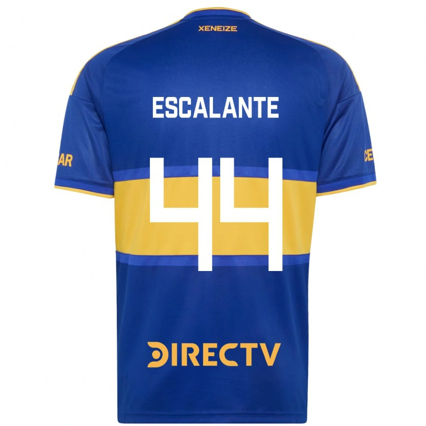 Danxen Kinderen Israel Escalante #44 Koninklijk Blauw Geel Thuisshirt Thuistenue 2026/27 T-Shirt
