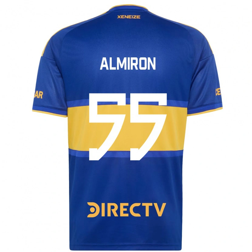 Danxen Kinderen Ezequiel Almiron #55 Koninklijk Blauw Geel Thuisshirt Thuistenue 2026/27 T-Shirt