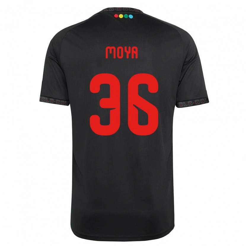 Danxen Kinderen Matías Moya G. #36 Zwart Rood Uitshirt Uittenue 2026/27 T-Shirt