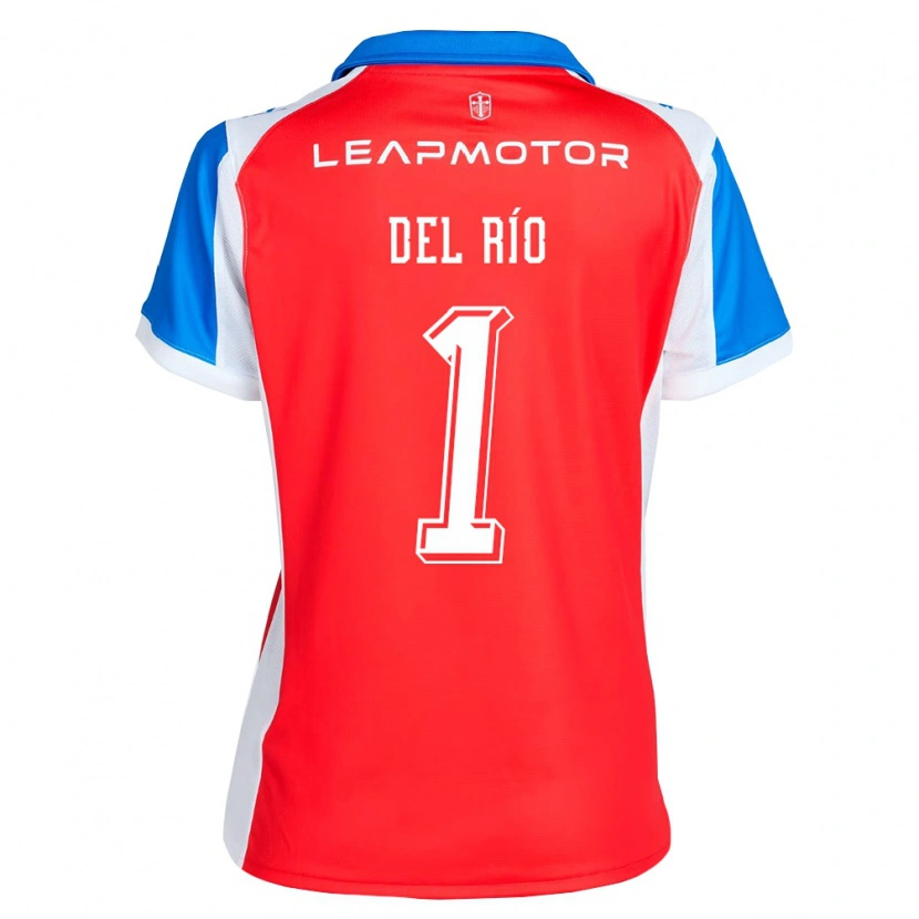 Danxen Kinderen Cristóbal Del Río #1 Rood Blauw Uitshirt Uittenue 2026/27 T-Shirt