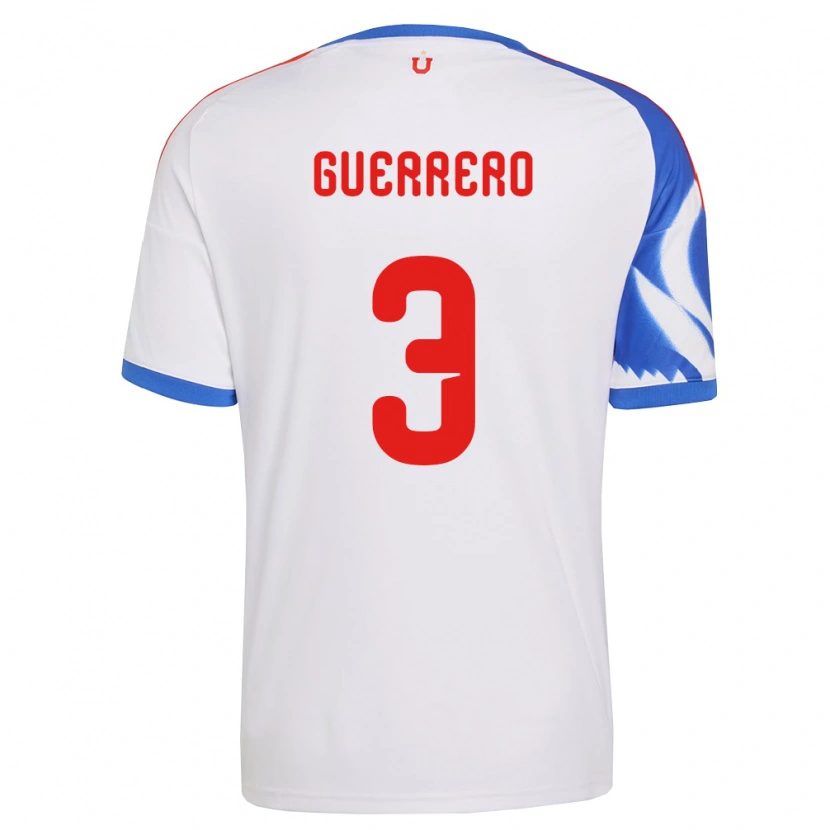 Danxen Kinderen Carla Guerrero #3 Wit Marineblauw Uitshirt Uittenue 2026/27 T-Shirt