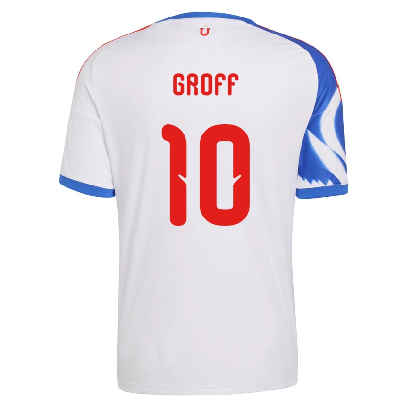 Danxen Kinderen Llanka Groff #10 Wit Marineblauw Uitshirt Uittenue 2026/27 T-Shirt