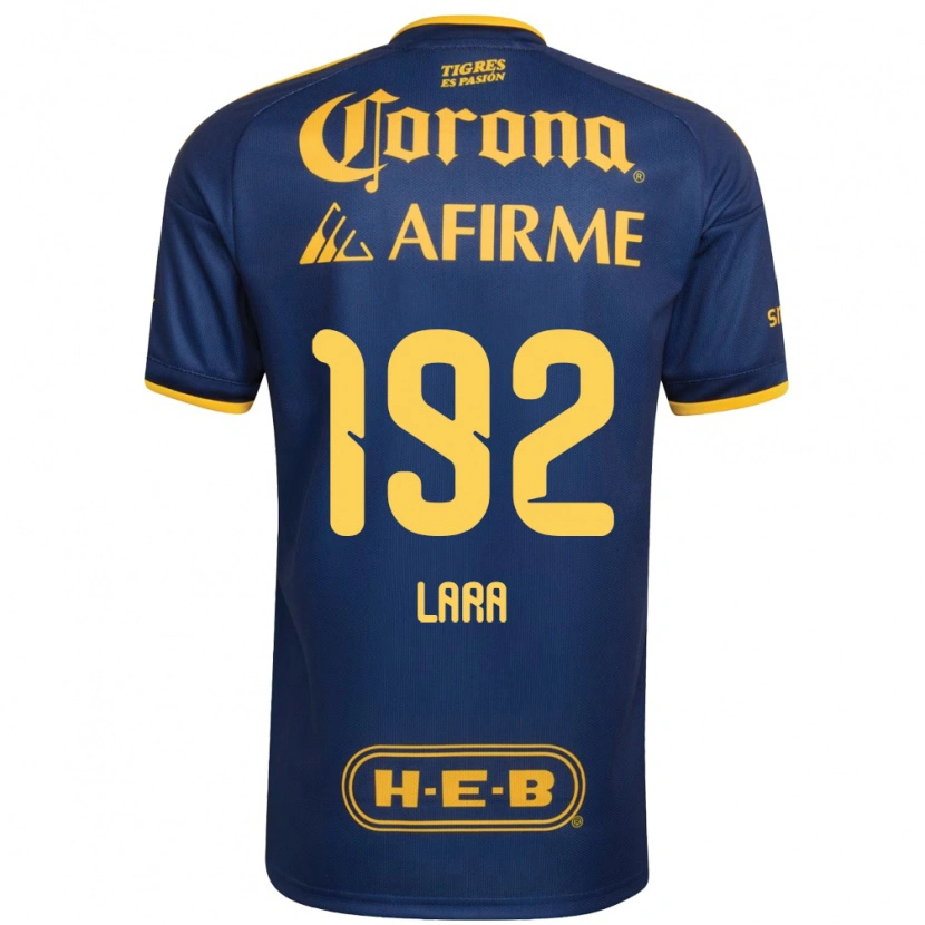 Danxen Kinderen Miguel Lara #192 Koninklijk Blauw Geel Uitshirt Uittenue 2026/27 T-Shirt
