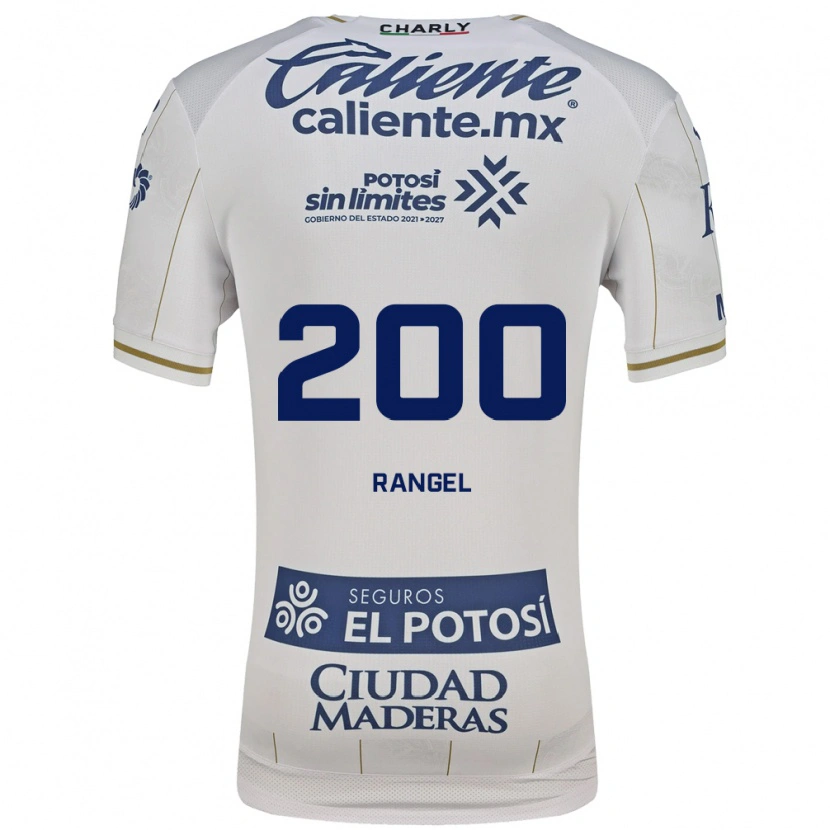 Danxen Kinderen Marcelo Rangel #200 Wit Blauw Uitshirt Uittenue 2026/27 T-Shirt