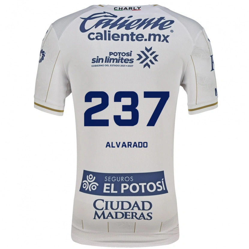 Danxen Kinderen Luis Alvarado #237 Wit Blauw Uitshirt Uittenue 2026/27 T-Shirt