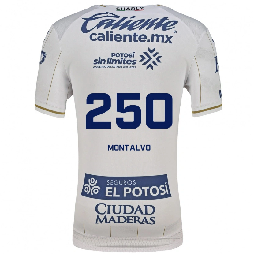 Danxen Kinderen Maddox Montalvo #250 Wit Blauw Uitshirt Uittenue 2026/27 T-Shirt