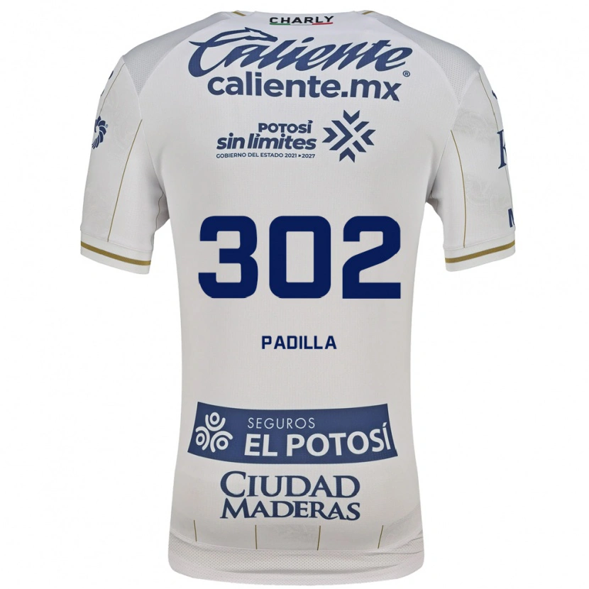 Danxen Kinderen Sahid Padilla #302 Wit Blauw Uitshirt Uittenue 2026/27 T-Shirt