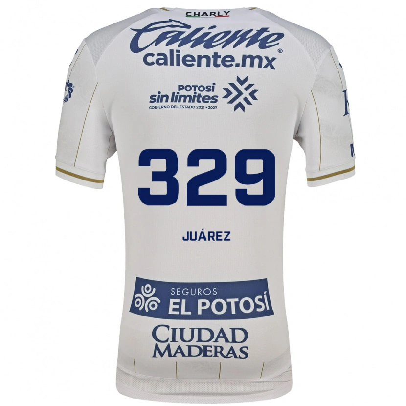 Danxen Kinderen Juan Juárez #329 Wit Blauw Uitshirt Uittenue 2026/27 T-Shirt