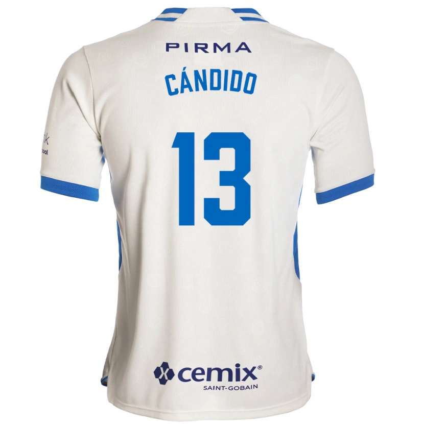 Danxen Kinderen Camilo Cándido #13 Wit Blauw Rood Uitshirt Uittenue 2026/27 T-Shirt