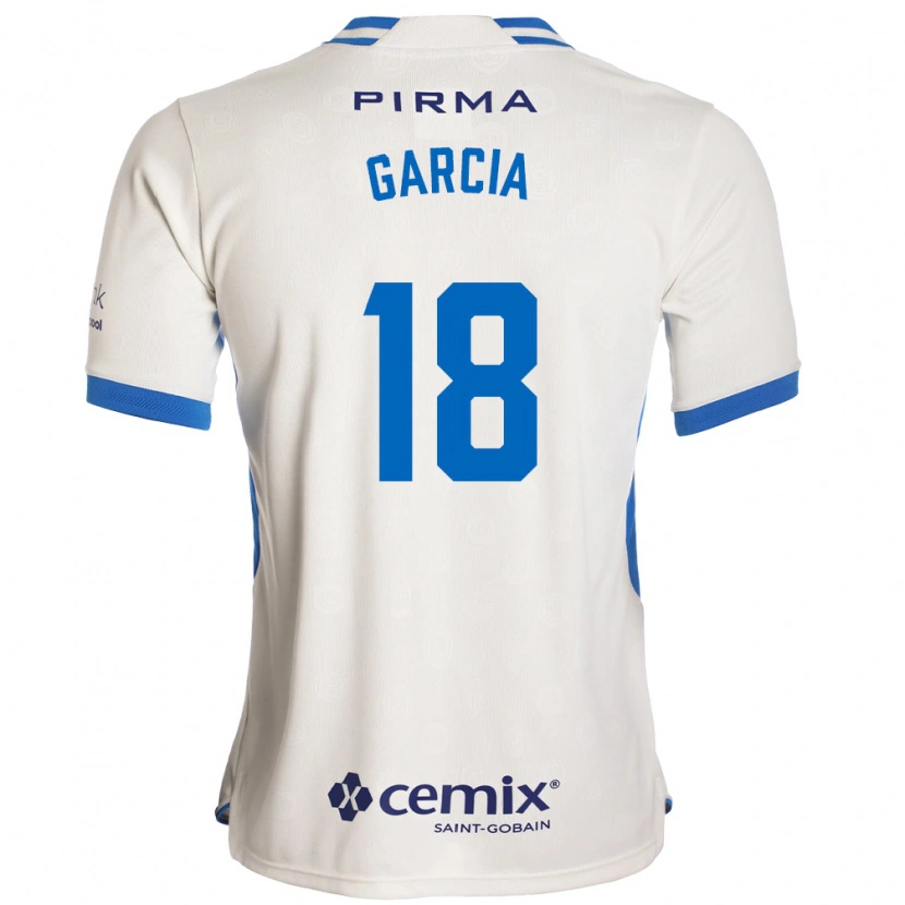 Danxen Kinderen Diana Garcia #18 Wit Blauw Rood Uitshirt Uittenue 2026/27 T-Shirt
