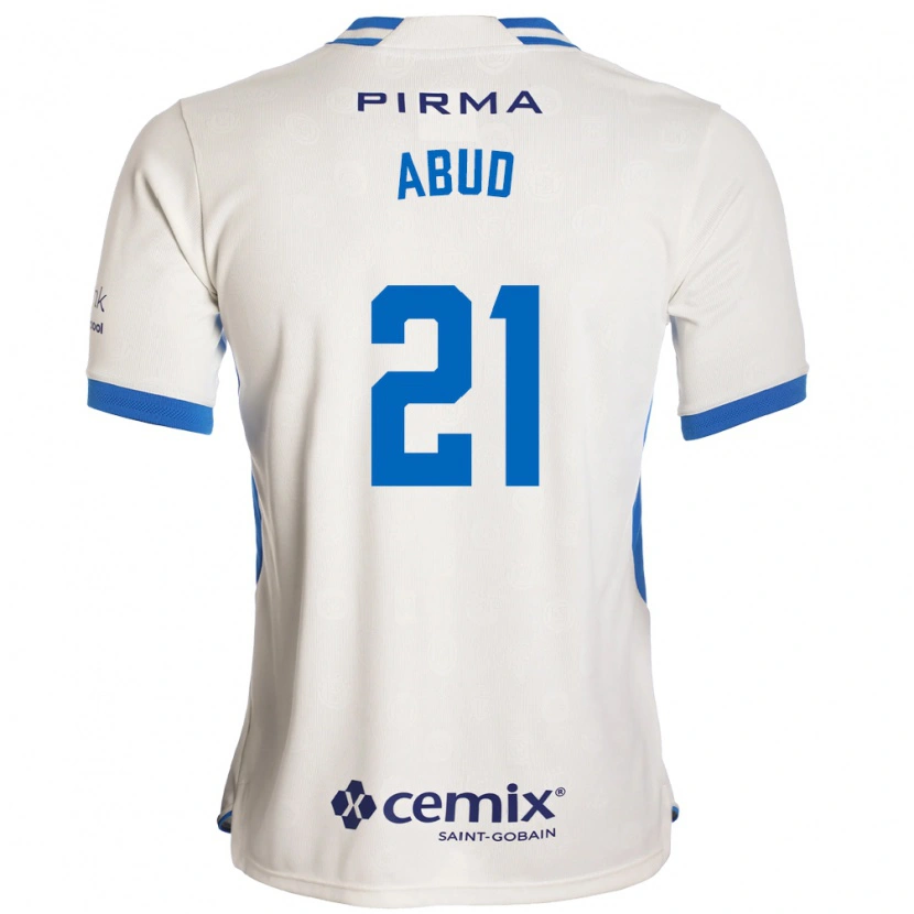 Danxen Kinderen Karime Abud #21 Wit Blauw Rood Uitshirt Uittenue 2026/27 T-Shirt
