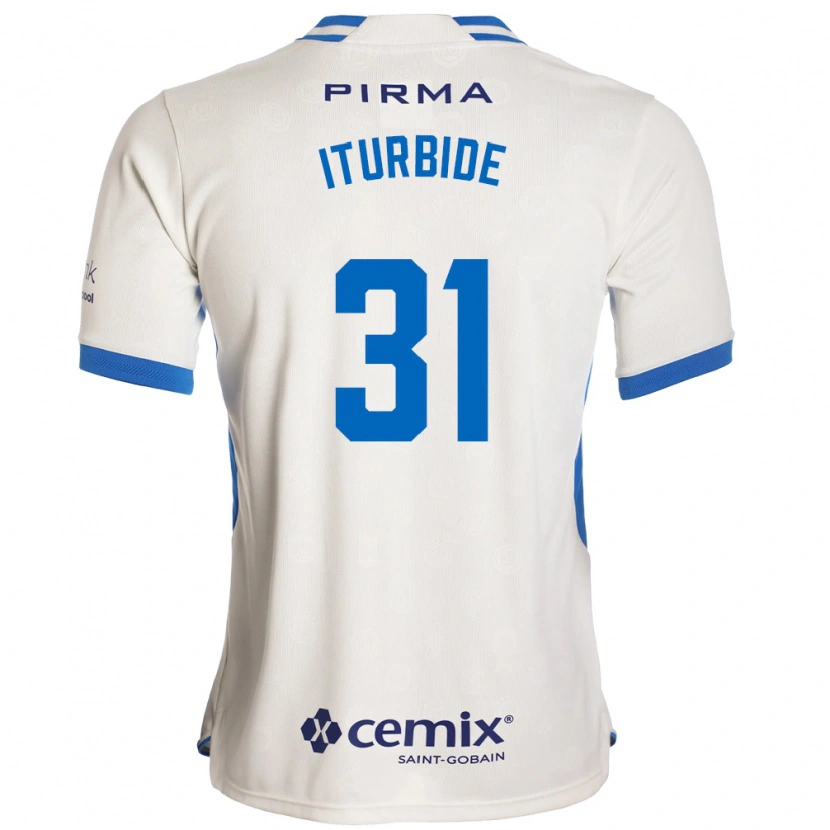 Danxen Kinderen Luis Iturbide #31 Wit Blauw Rood Uitshirt Uittenue 2026/27 T-Shirt