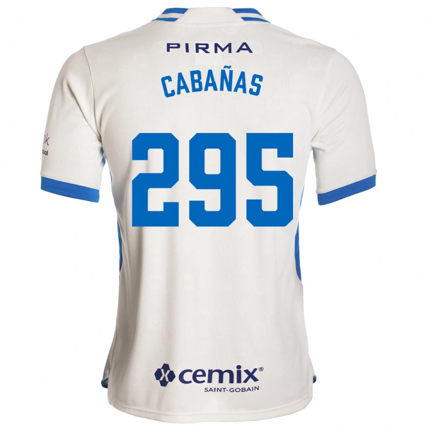 Danxen Kinderen Diego Cabañas #295 Wit Blauw Rood Uitshirt Uittenue 2026/27 T-Shirt