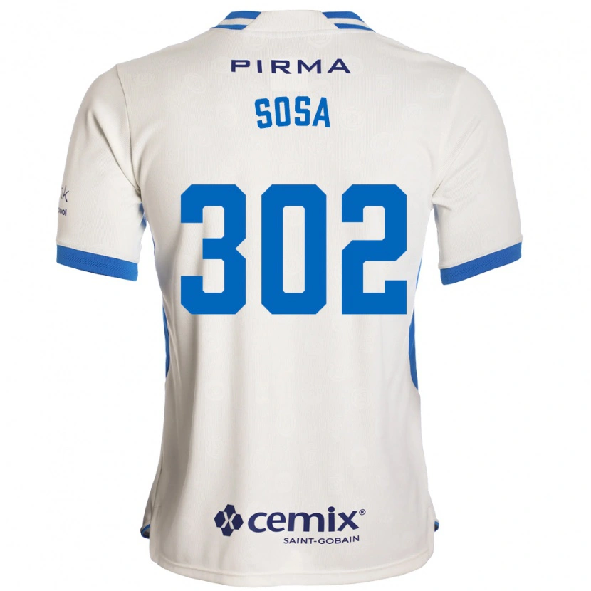 Danxen Kinderen Dustyn Sosa #302 Wit Blauw Rood Uitshirt Uittenue 2026/27 T-Shirt