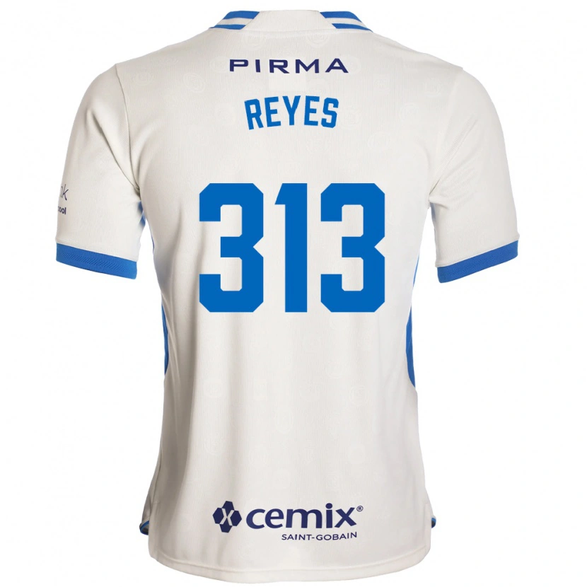 Danxen Kinderen Ian Reyes #313 Wit Blauw Rood Uitshirt Uittenue 2026/27 T-Shirt
