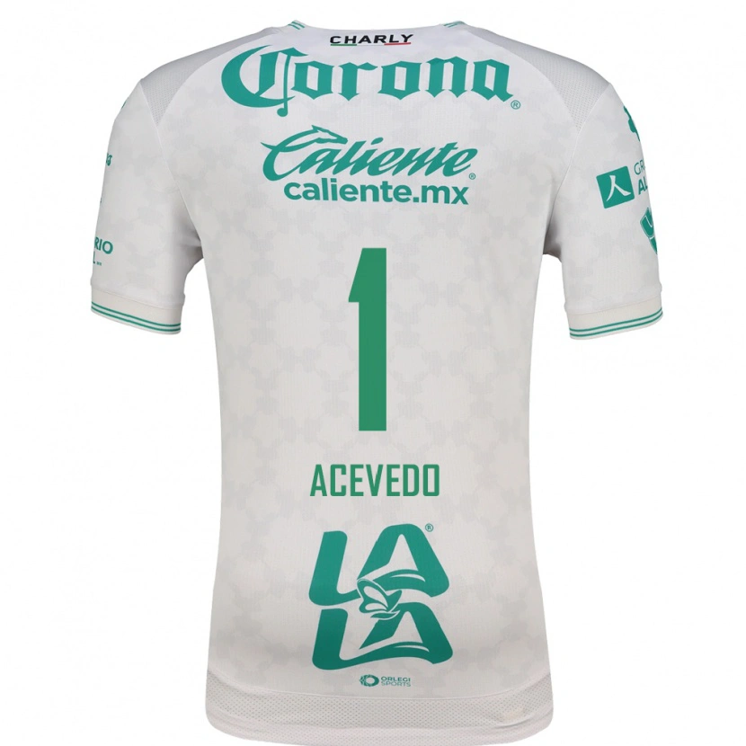 Danxen Kinderen Carlos Acevedo #1 Lichtgroen Wit Uitshirt Uittenue 2026/27 T-Shirt