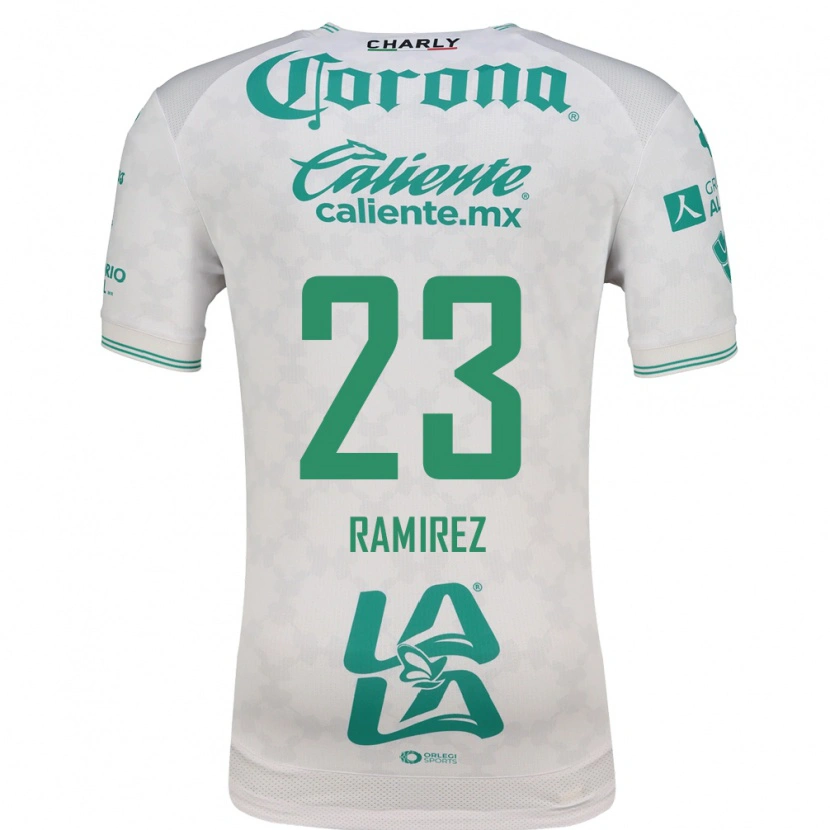 Danxen Kinderen Alexxandra Ramirez #23 Lichtgroen Wit Uitshirt Uittenue 2026/27 T-Shirt