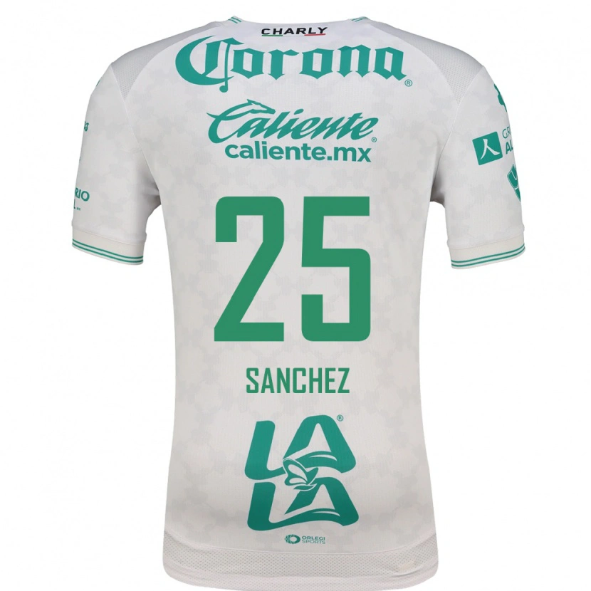 Danxen Kinderen Felipe Sánchez #25 Lichtgroen Wit Uitshirt Uittenue 2026/27 T-Shirt