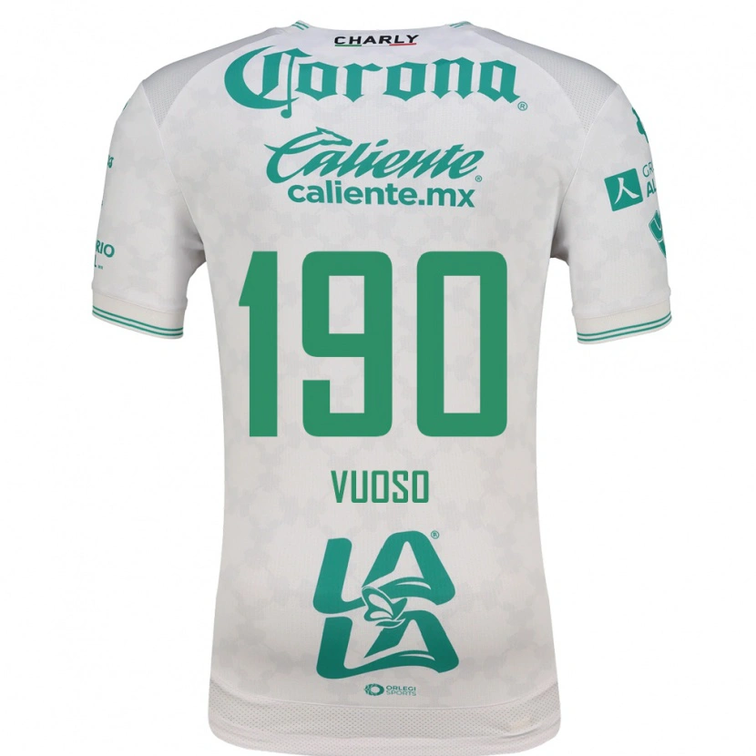 Danxen Kinderen Lucca Vuoso #190 Lichtgroen Wit Uitshirt Uittenue 2026/27 T-Shirt