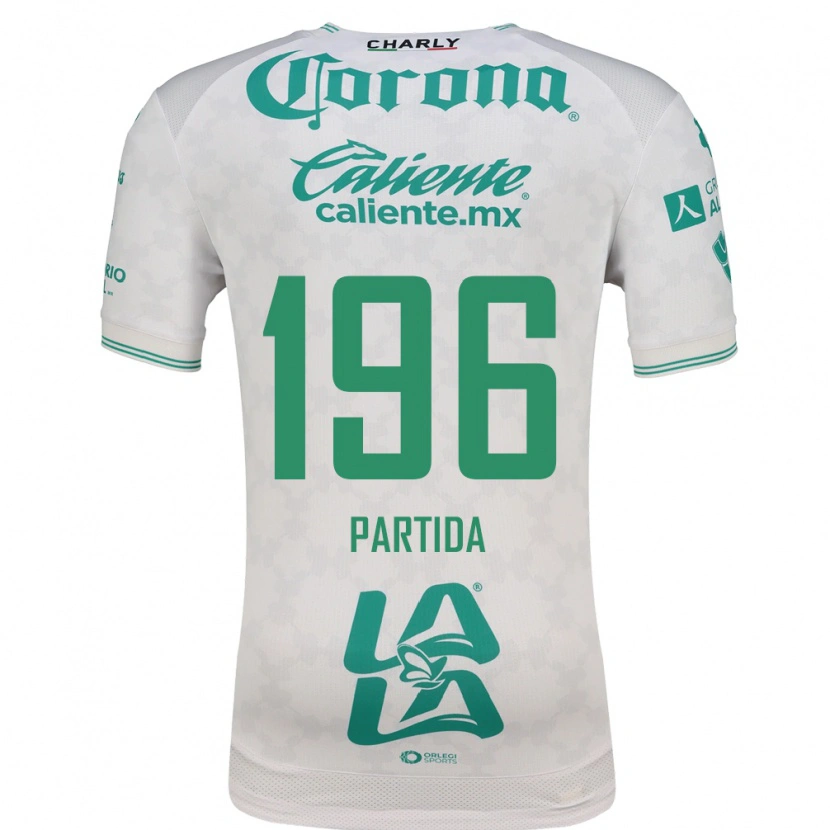 Danxen Kinderen Alejandro Partida #196 Lichtgroen Wit Uitshirt Uittenue 2026/27 T-Shirt