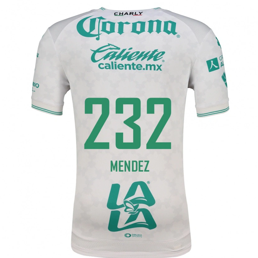 Danxen Kinderen José Méndez #232 Lichtgroen Wit Uitshirt Uittenue 2026/27 T-Shirt