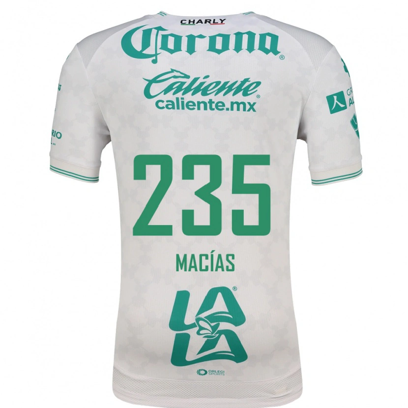 Danxen Kinderen Jesús Macías #235 Lichtgroen Wit Uitshirt Uittenue 2026/27 T-Shirt