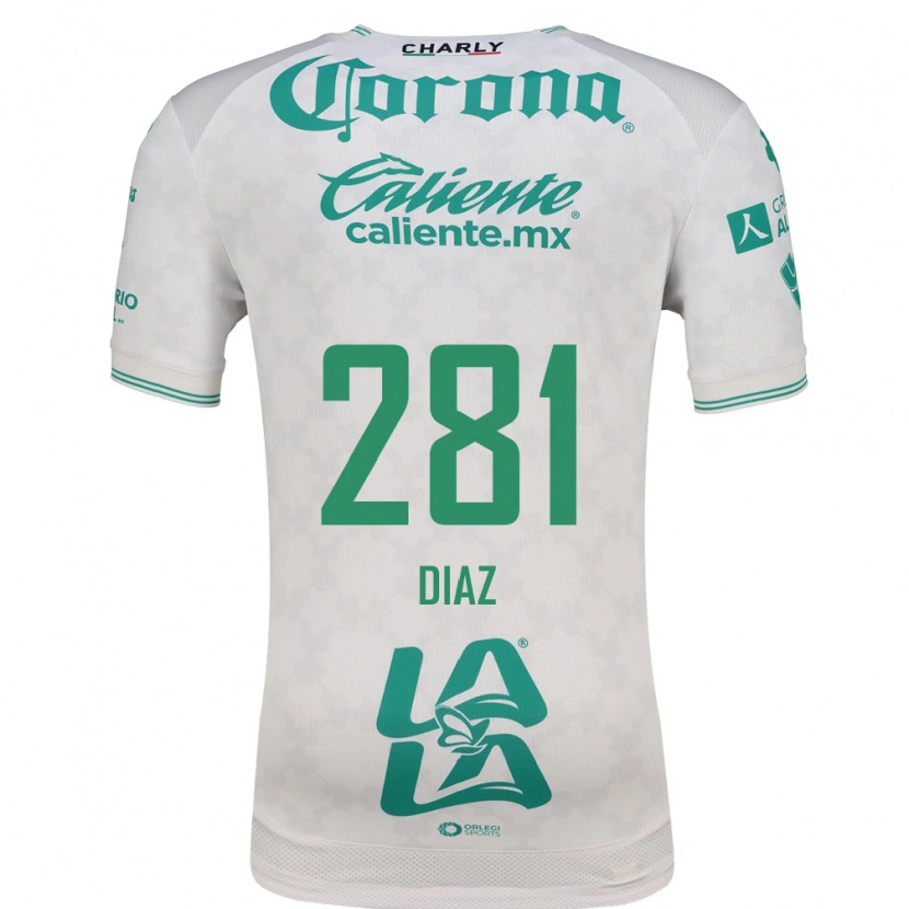 Danxen Kinderen Didier Díaz #281 Lichtgroen Wit Uitshirt Uittenue 2026/27 T-Shirt