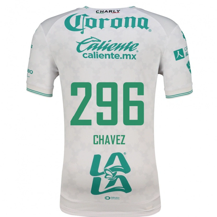 Danxen Kinderen Justin Chávez #296 Lichtgroen Wit Uitshirt Uittenue 2026/27 T-Shirt