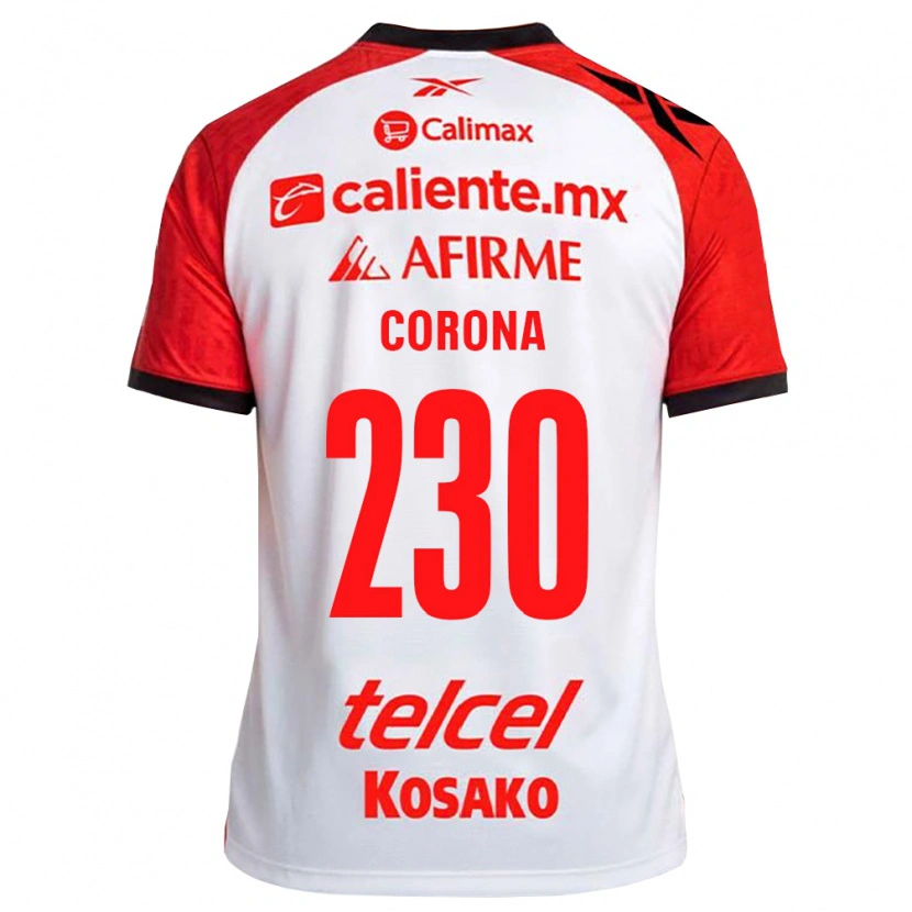 Danxen Kinderen José Corona #230 Wit Zwart Rood Uitshirt Uittenue 2026/27 T-Shirt